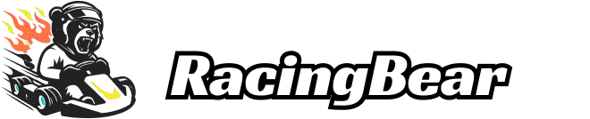 The racing bear logo with Racing bear written